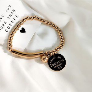 Gold Beads Bracelet